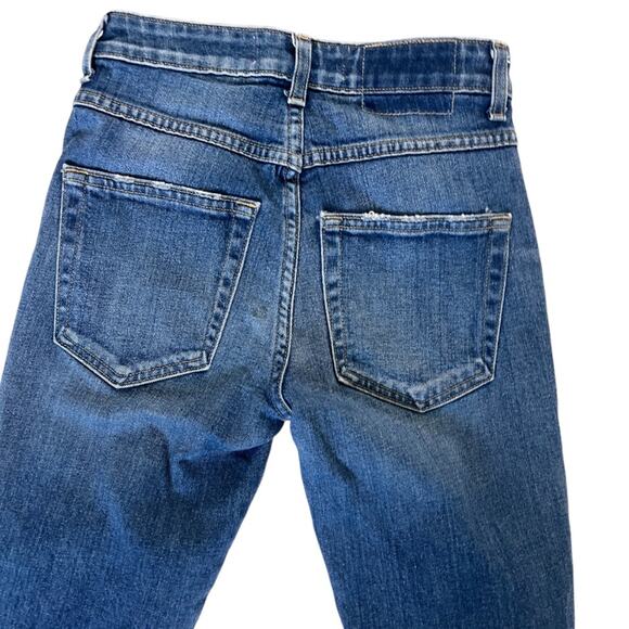 AMO babe thrifted with destroy distressed jeans cropped casual ankle - Picture 6 of 8